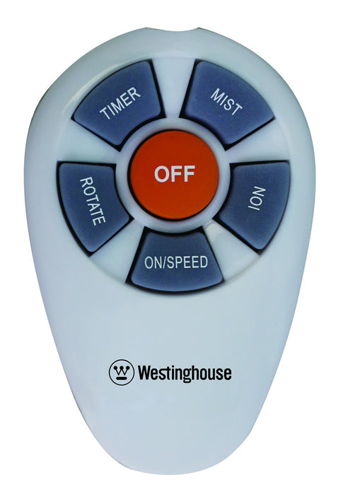 Westinghouse Lighting 7202440 biały, 72024 Cascata 81 cm, przenośny wentylator z funkcją rozpylania, 53 W, 230 V, 43, 5, biały