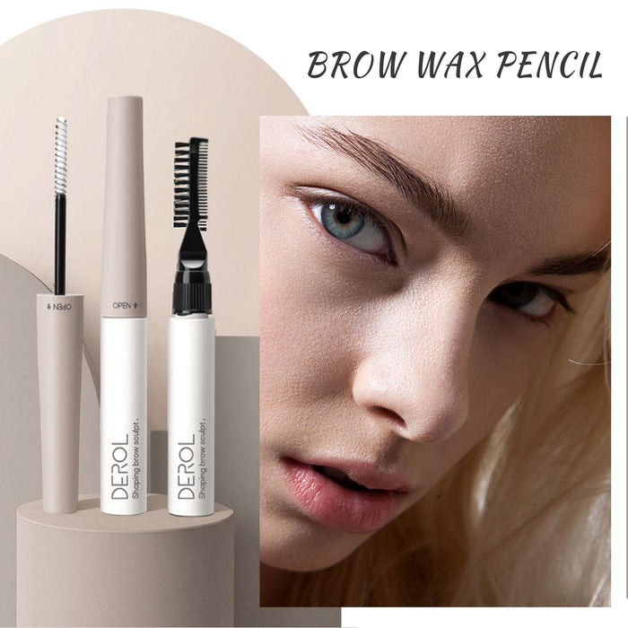 Krem do stylizacji brwi z podwójną końcówką,Mleczny żel do brwi - Podwójnie zakończony trwały balsam do makijażu brwi, wodoodporny i odporny na pot, naturalny stylizacja brwi Beauty Eyebrow Dewu