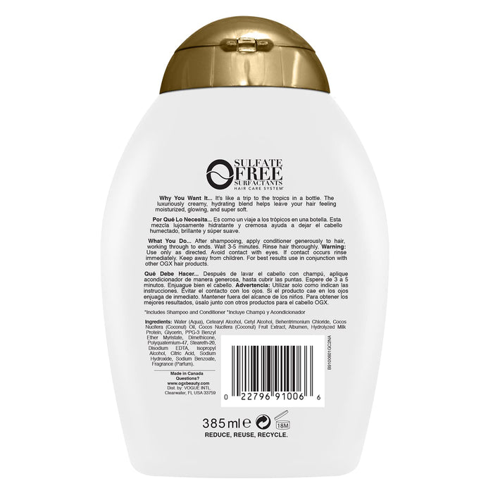 OGX Nourishing Coconut Milk Conditioner, 1 opakowanie (1 x 385 ml)