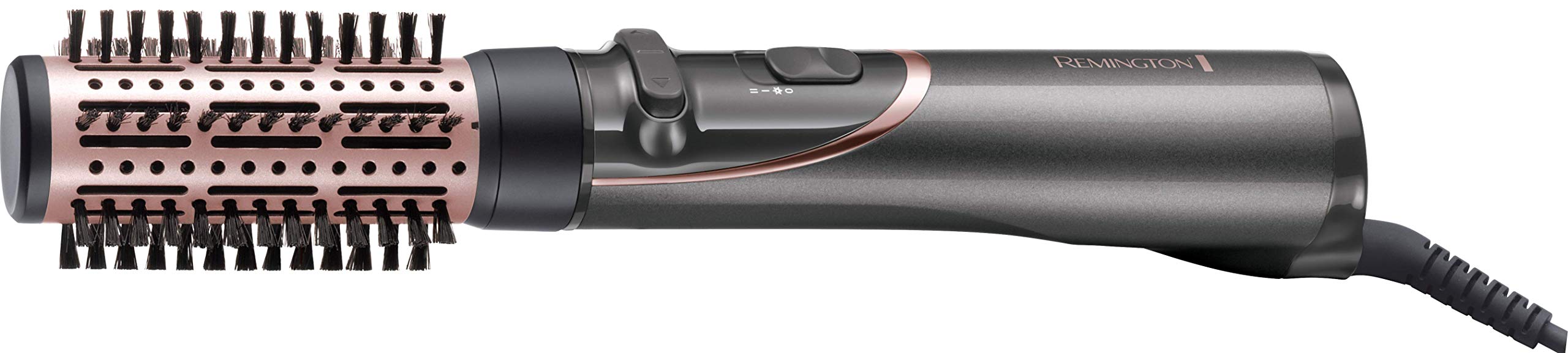 Remington suszarko-lokówka obrotowa z jonizacją, wymienne nakładki i koncentrator, 2 ust. temperatury, zimny nawiew, etui w zestawie, moc 800W, srebrno-różowa, Curl&Straight Confidence AS8606