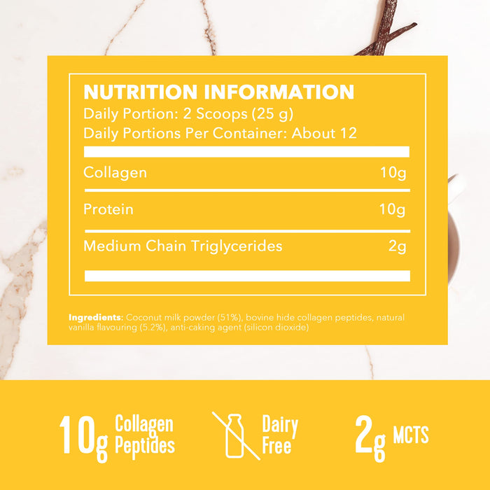 Krem do kawy bez nabiału z keto - Vital Proteins Krem kolagenowy (Vanilla)