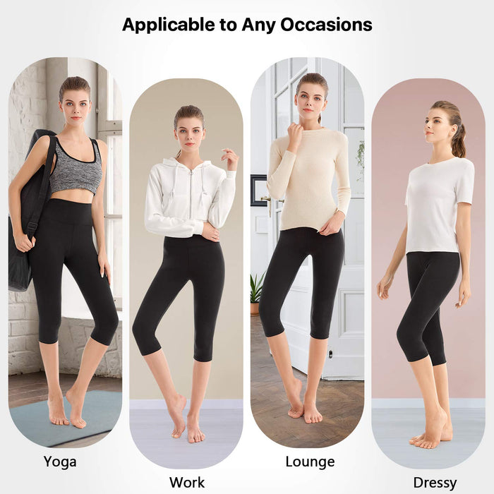 SINOPHANT Legginsy damskie, z wysokim stanem, nieprzezroczyste, elastyczne, przyjemnie miękkie, elastyczne, rozciągliwe sportowe legginsy do jogi