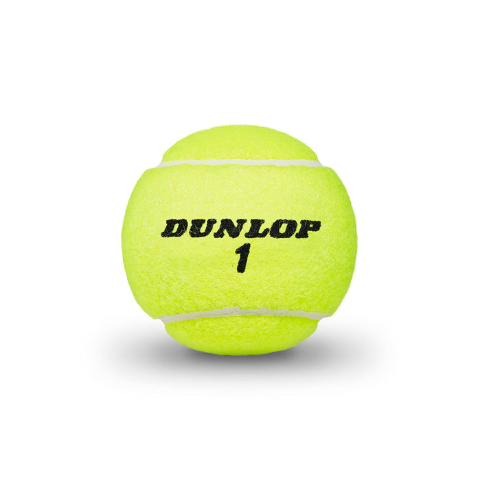 Dunlop Sports Unisex-Dorosły Australian Open 601355 Piłki do Tenisa, Żółty, 4 Sztuki