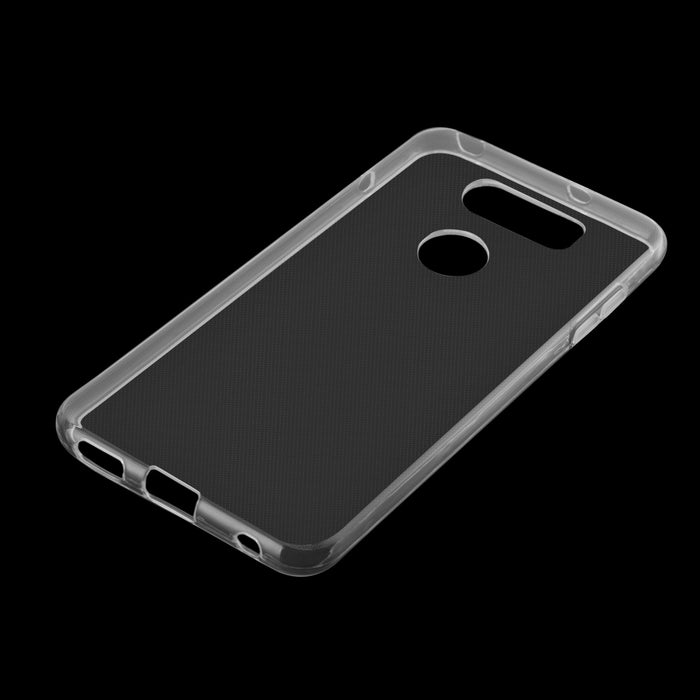 Cadorabo Etui do LG V30 w pełni przezroczyste - etui na telefon komórkowy z elastycznego silikonu TPU - silikonowe etui ochronne Ultra Slim Soft Back Cover Case Bumper