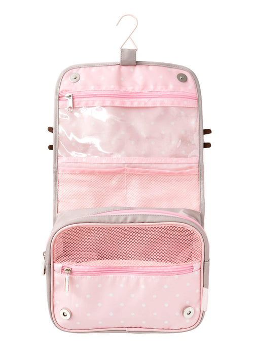 Grupo Erik MARE0141 Beauty Pusheen kosmetyczka do zawieszenia z obrotowym haczykiem, 100% wodoszczelna, idealna jako torba podróżna, torba na makijaż, torba podróżna, kosmetyczka, Kolor: Rosa