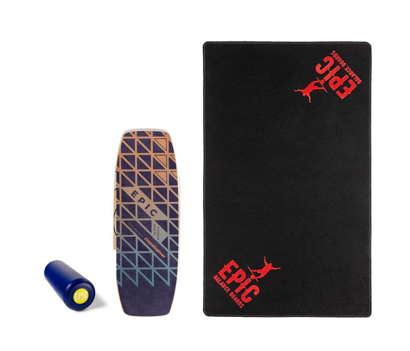Epic Gamma + Floor MAT Balance Board - Balance Trainer - Epic Balanceboards