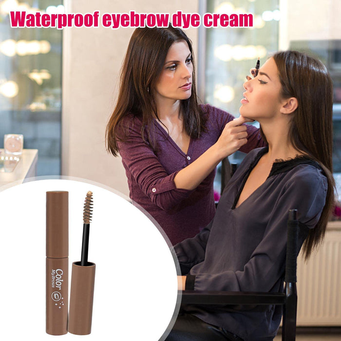 Makijaż Brwi | Żel do brwi Dark Brown - Wodoodporny tusz do rzęs Thrive Mascara Liquid Lash Extensions, Intensywny odcień brwi Łapiący małe brwi do wypełnienia i modelowania Xizhen