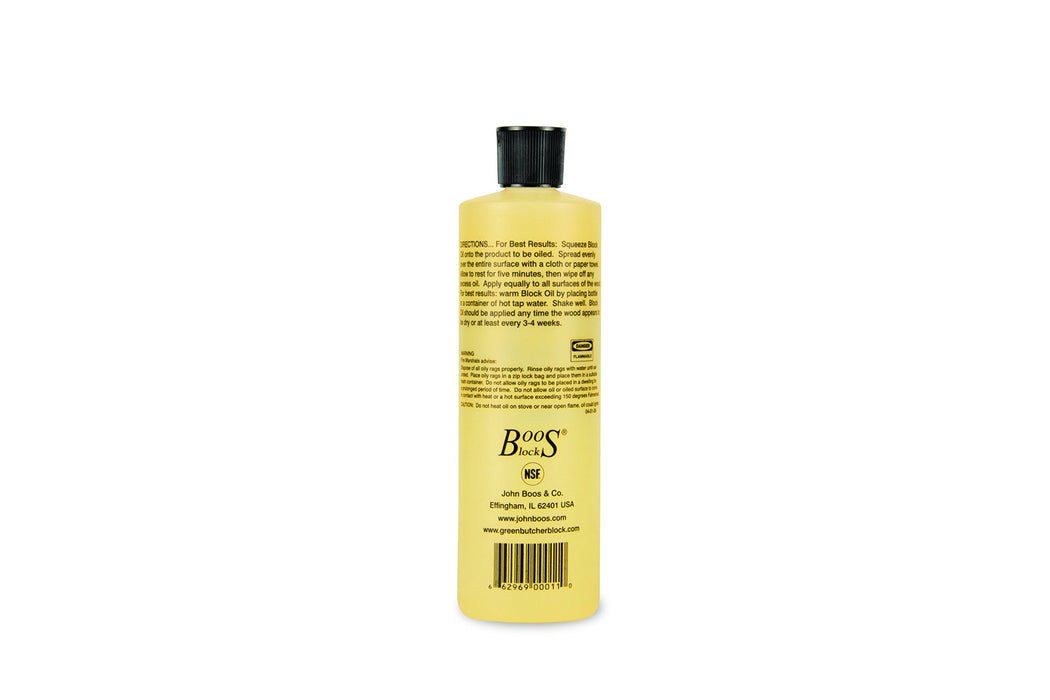 Boos Blocks® MYSCRM Mystery Oil krem do pielęgnacji twarzy i brody firmy John Boos, butelka 473 ml Mystery Oil (olej do drewna) i tubka 148 ml (olej do drewna z woskiem pszczelim)