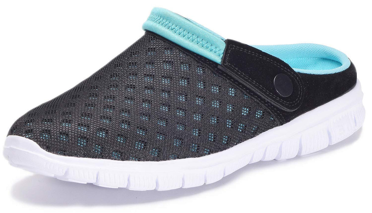 Unisex Clogs Kapcie Muffin dół Codzienne Drag Pantofle Lato Beach Buty Sandały dla kobiet i mężczyzn, niebieski, 40 EU