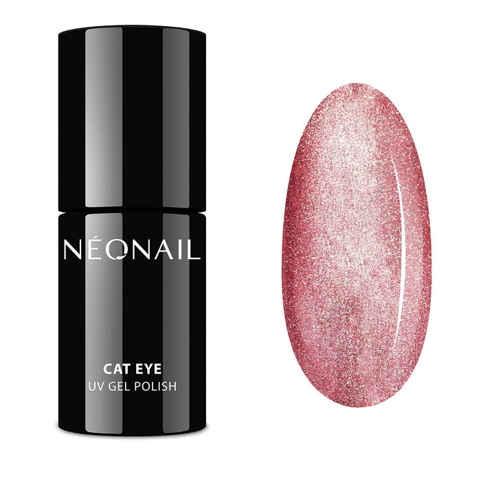 NEONAIL Czerwony lakier do paznokci Satin Cat Eye 7,2 ml SATIN BLUSH UV LED 8565-7