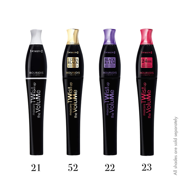 Bourjois Twist Up The Volume 24h tusz do rzęs zwiększający objętość nr 23 - Black