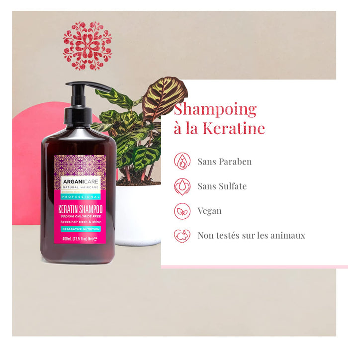 Arganicare Keratin Shampoo 400 ml
