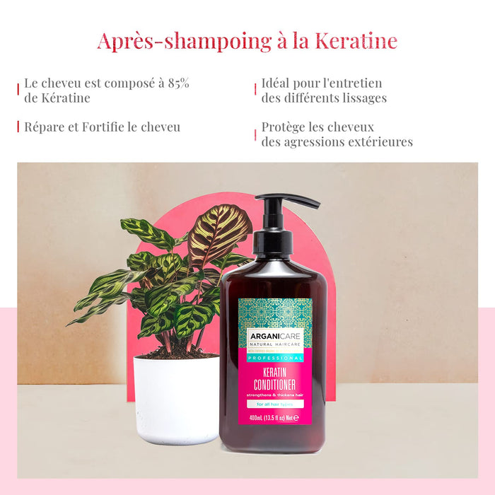 Arganicare regenerujący i odżywczy szampon - Wszystkie rodzaje włosów - 400ml.