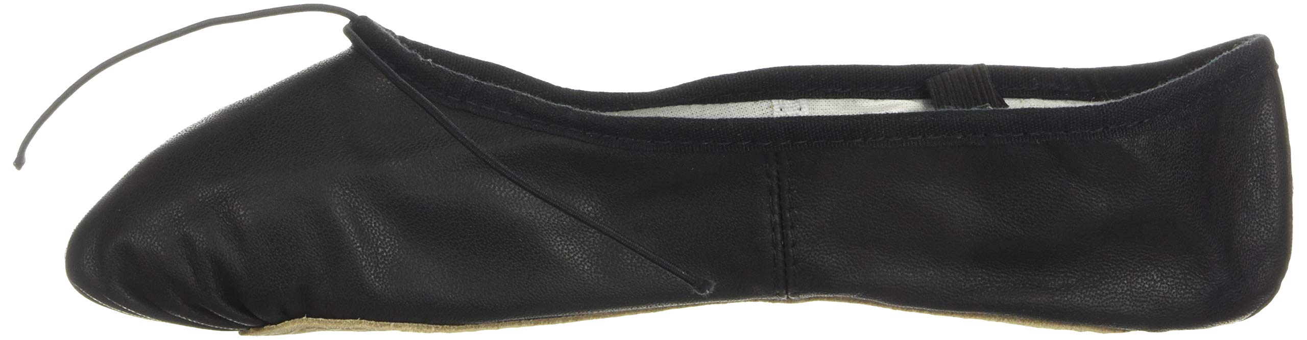 Bloch kobiety S0205L Bloch Dance damskie Dansoft pełna podeszwa skórzane kapcie baletowe/buty, Czarny - 36.5 EU