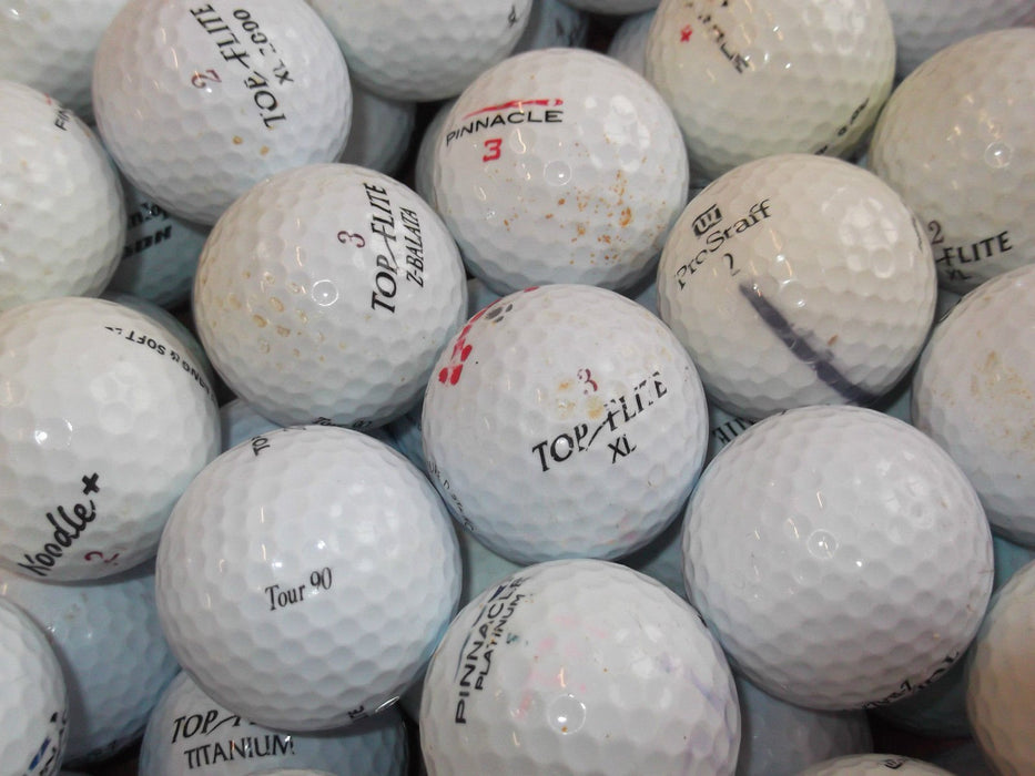 Piłki golfowe o wartości 100 wartości – piłki do jeziora klasy 2 (używane nie nowe)
