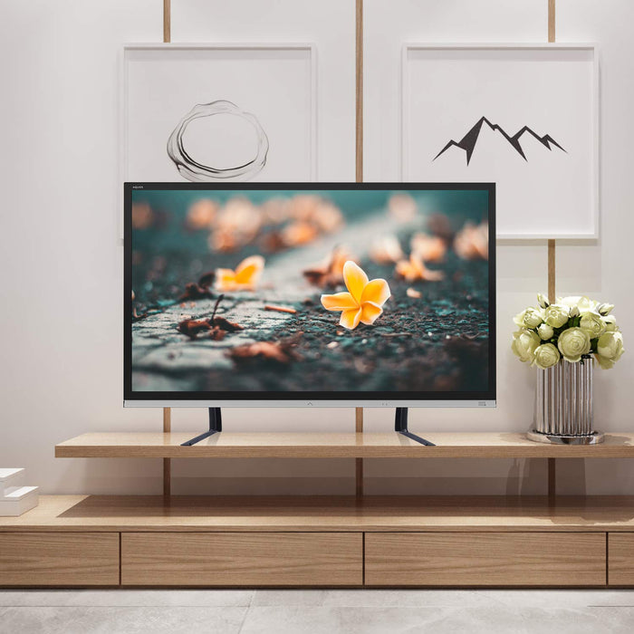 RFIVER uniwersalne nóżki do telewizora o przekątnej 32 – 55 cali, stojak na telewizor, regulacja wysokości, kompatybilny ze standardem VESA, maks. wymiary 800 x 400 mm