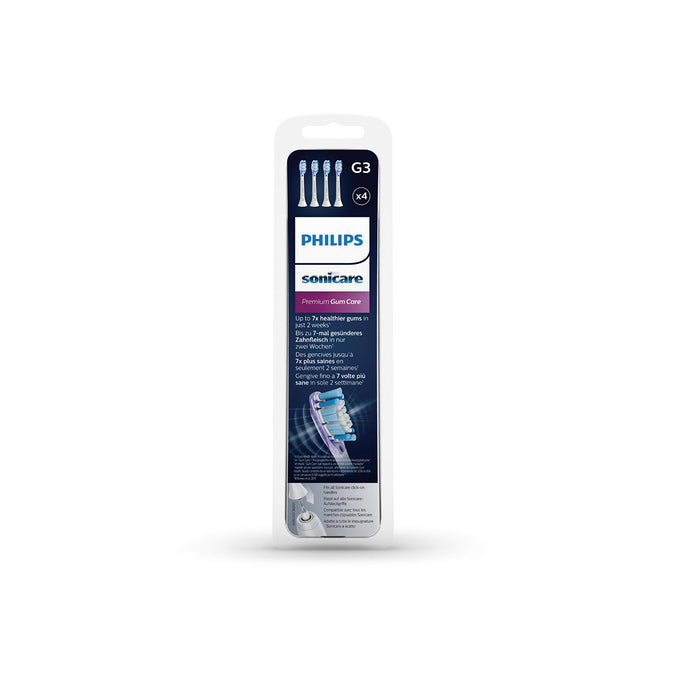 Philips Sonicare HX9054/17 G3 Premium Gum Care Końcówka do szczoteczki Philips Sonicare, Czteropak, Potwierdzone klinicznie