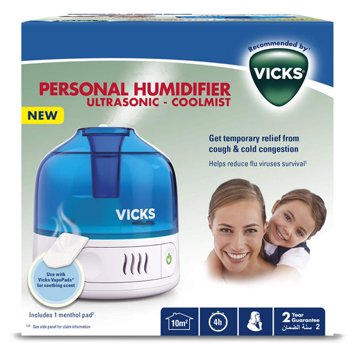 Vicks VUL505E4 Humidificateur Personnel Cool Mist VICKS VUL505, 540 g