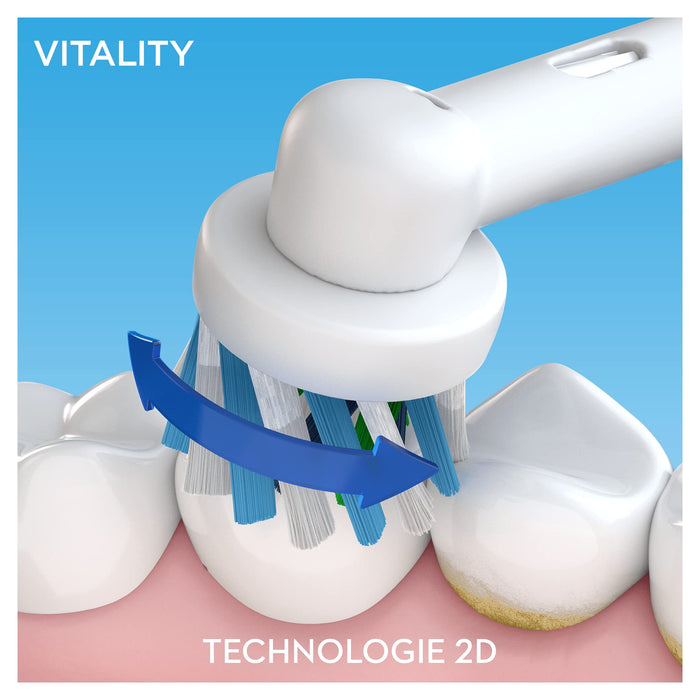 Oral-B Vitality 100 Elektryczna Szczoteczka do Zębów, Biały