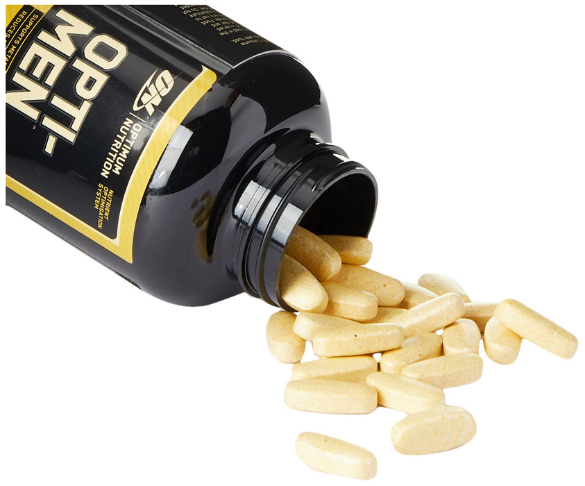 Optimum Nutrition ON Optimen Multiwitamina kapsułki, witaminy i minerały, tabletki dla mężczyzn z cynkiem, magnezem i aminokwasami, kompleks o wysokiej dawce, 30 porcji, 90 kapsułek