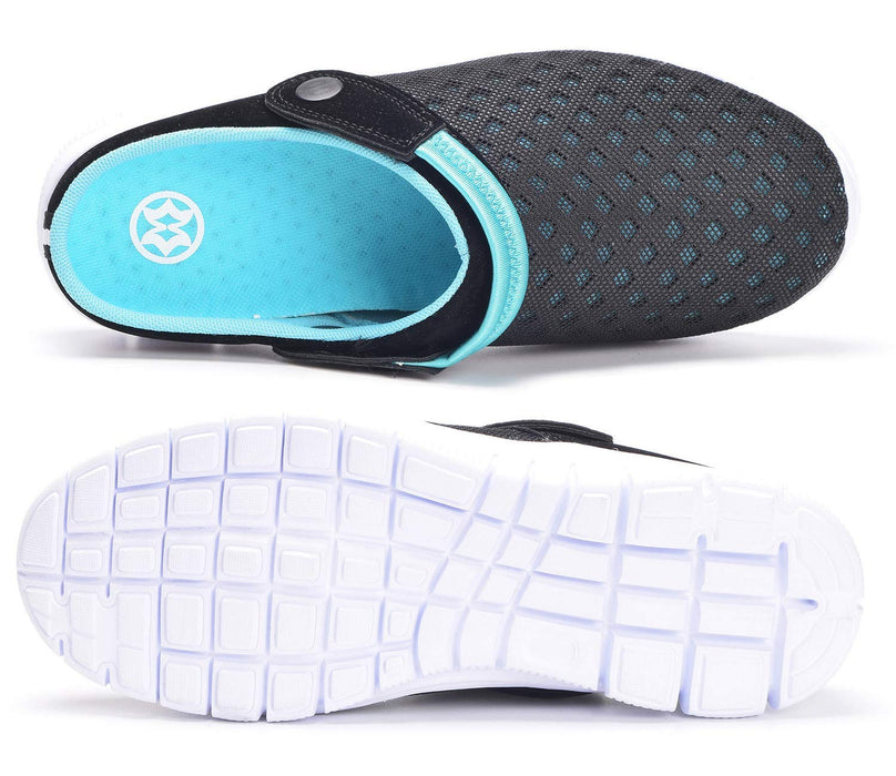 Unisex Clogs Kapcie Muffin dół Codzienne Drag Pantofle Lato Beach Buty Sandały dla kobiet i mężczyzn, niebieski, 39 EU