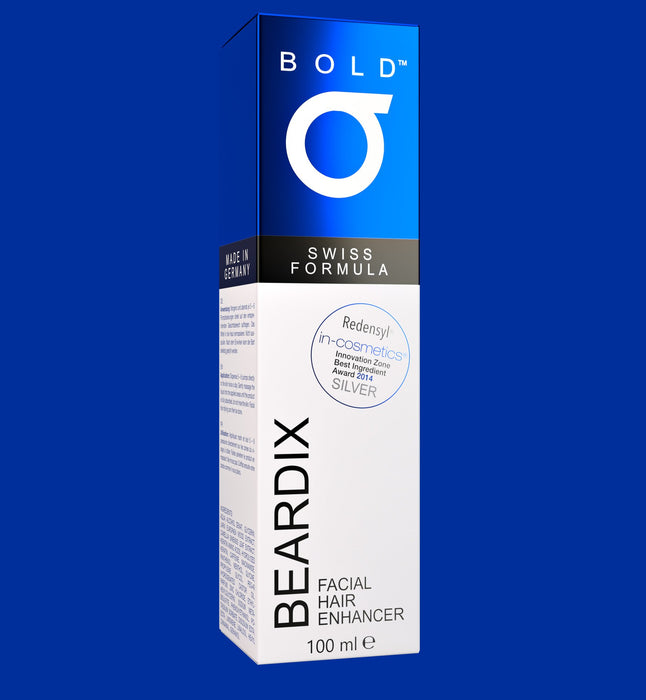 BOLD BEARDIX - Środek do zarostu z redensyl - 100 ml MADE IN GERMANY - dla lepszego wzrostu brody