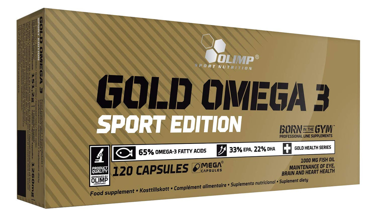 Olimp Sport Nutrition Gold Omega 3 Sport Edition - 120 czapek