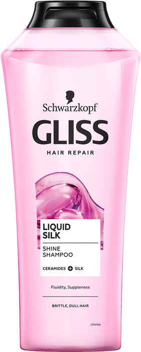 Schwarzkopf Gliss Liquid Silk szampon do włosów matowych i łamliwych 400ml
