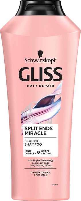 Schwarzkopf Gliss Split Ends Miracle szampon do włosów zniszczonych z rozdwojonymi końcówkami spajający 400ml