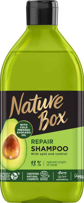 Nature Box Awokado szampon do włosów regenerujący 385 ml