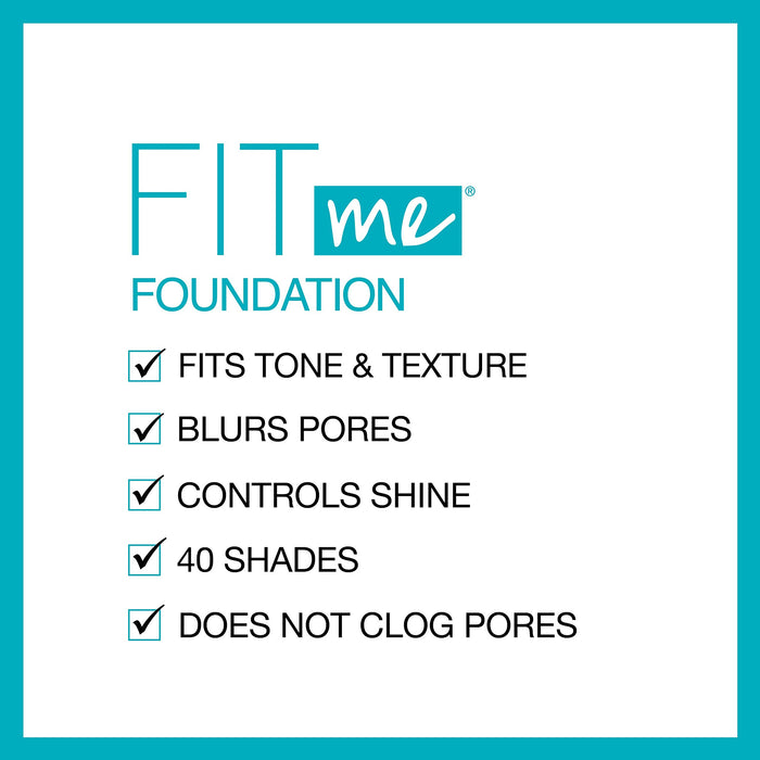 Maybelline Matowy Plus Poreless podkład Fit Me - naturalny beżowy