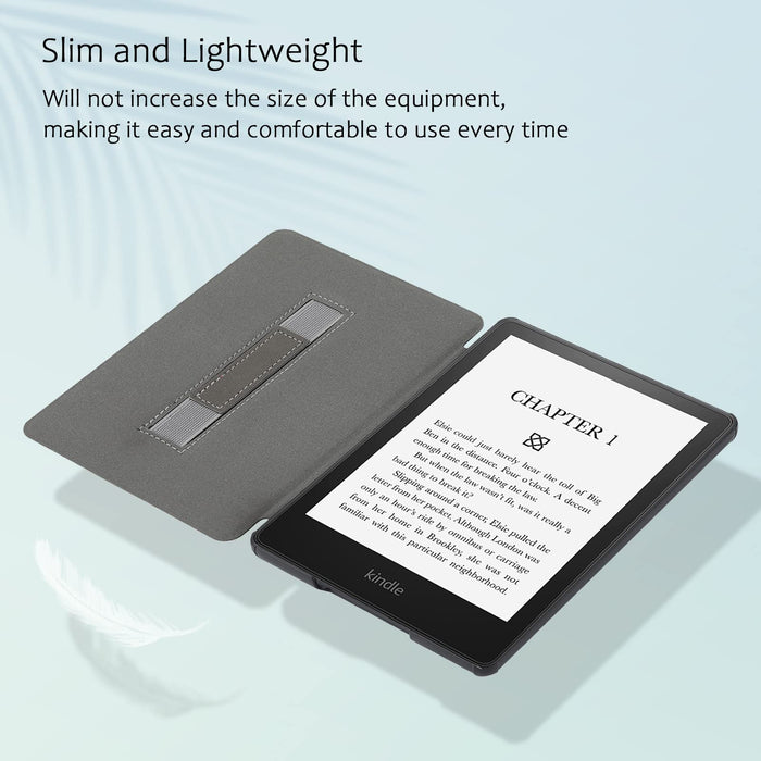 Billionn Etui na Kindle Paperwhite 11. Generacja(6,8 Cala, 2021) i Kindle Paperwhite Signature Edition, z Podpórką na Rękę i Funkcją Auto Sleep/Wake, Książę i Lis