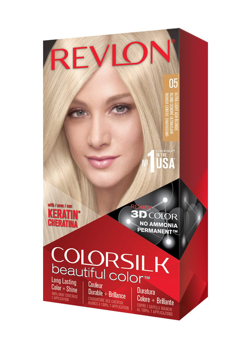 Revlon Colorsilk Permanent Hair Colour - 05 Ultra Light Ash Blonde