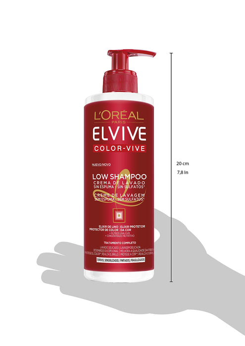 L'Oréal Paris Color-Vive - low Shampoo łagodny krem czyszczący, 1 opakowanie (1 x 400 ml)