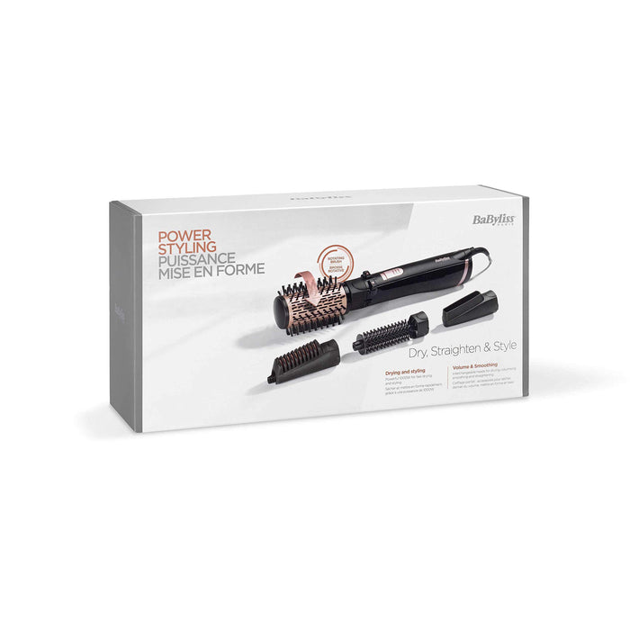 Babyliss Turbo Smooth Lokówko-Suszarka, Czarny/Miedziany, 1000W