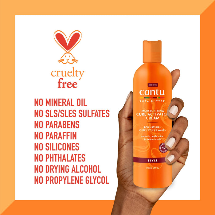Cantu Masło shea do naturalnych włosów, nawilżający, krem aktywujący loki, 30 ml