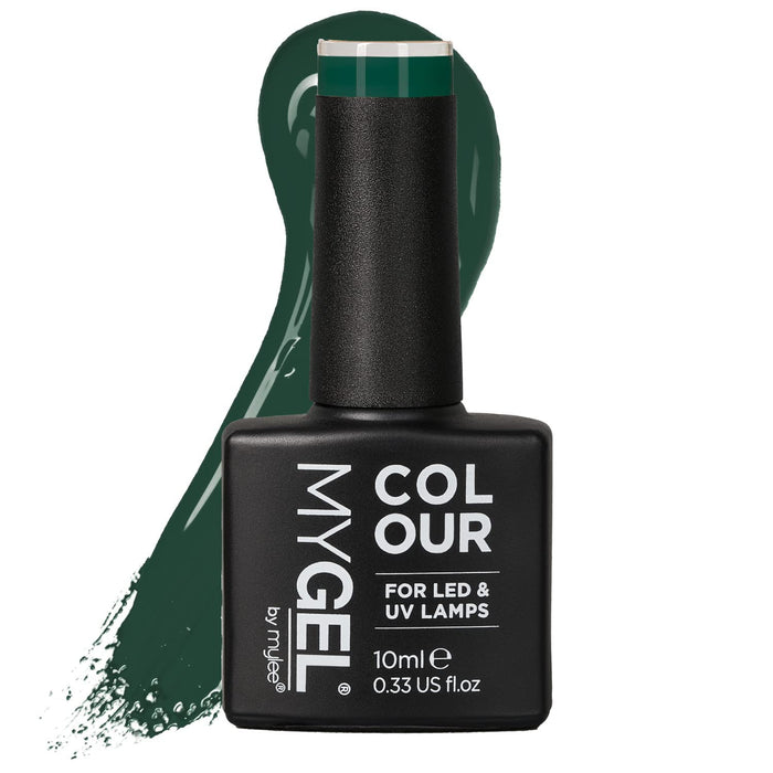 MyGel lakier do paznokci od MYLEE (10 ml) MG0060 - Green Velvet UV/LED Nail Art Manicure pedicure do profesjonalnego zastosowania w salonie i w domu - trwały i łatwy w użyciu
