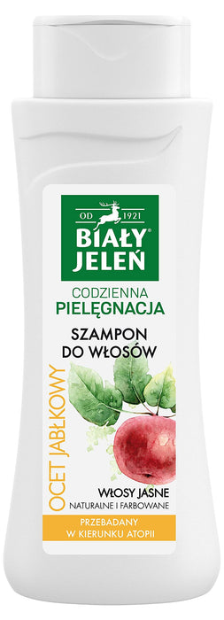 Szampon do włosów ocet jabłkowy włosy jasne BIAŁY JELEŃ 300 ml