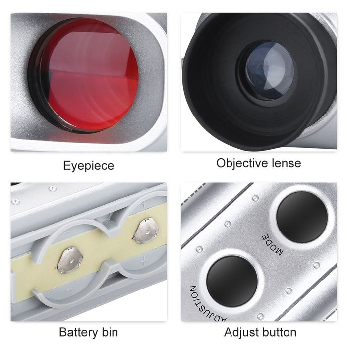 Dalmierz, odporny na zużycie srebrny tester odległości z torbą do przechowywania w golfa na dalmierz