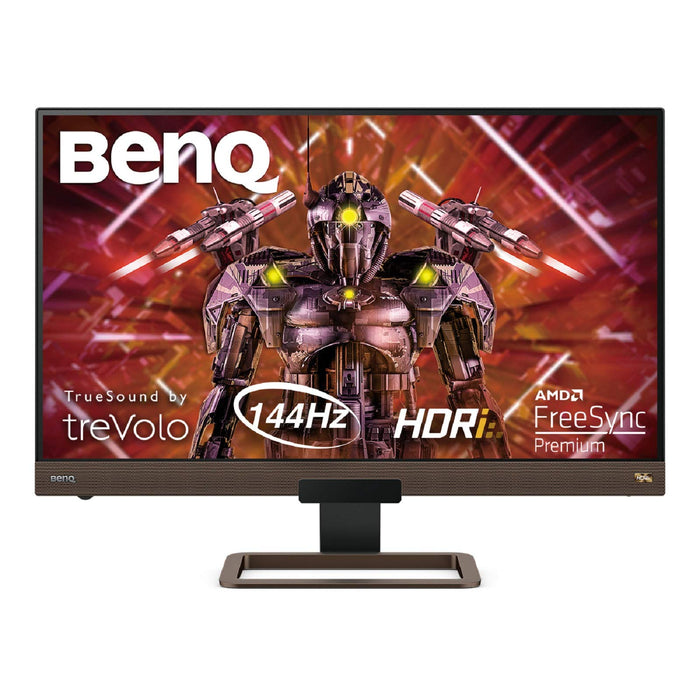 BenQ EX2780Q 27-calowy monitor do gier QHD (2560 x 1440) HDRi 144 Hz, IPS, FreeSync Premium, kompatybilny z USB-C, PS5/Xbox X