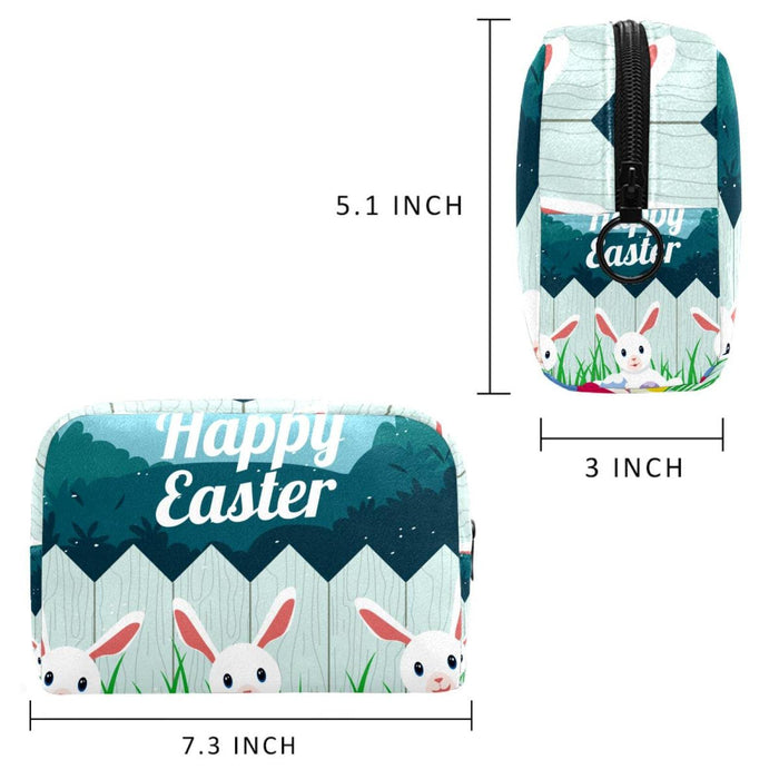 Kosmetyczka torba toaletowa torba podróżna Happy Easter Bunny jajko słodkie króliki