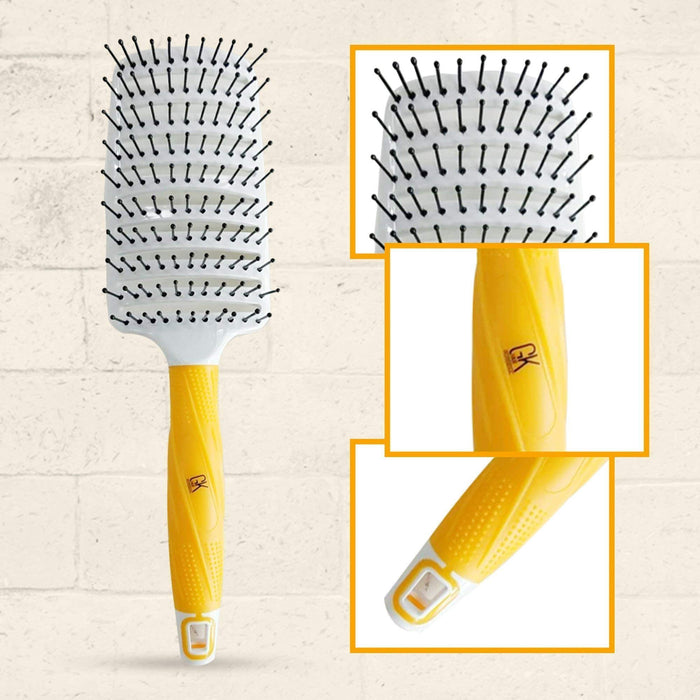 GK HAIR Global Keratin Łatwe suszenie i jazda wentylowana szczotka do włosów Optymalna fryzura i rozczesywanie włosów do tyłu suszenie usuwanie splątanych włosów bezbolesne, gładkie (2,5 cala)