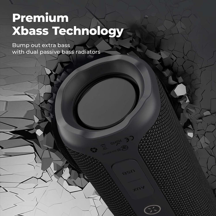 Tribit StormBox głośnik Bluetooth, 24 W, przenośny głośnik z dźwiękiem przestrzennym 360°, rozszerzony XBass, podwójny głośnik stereo, wodoszczelność IPX7, 20 h odtwarzania [Wirecutter's Pick]