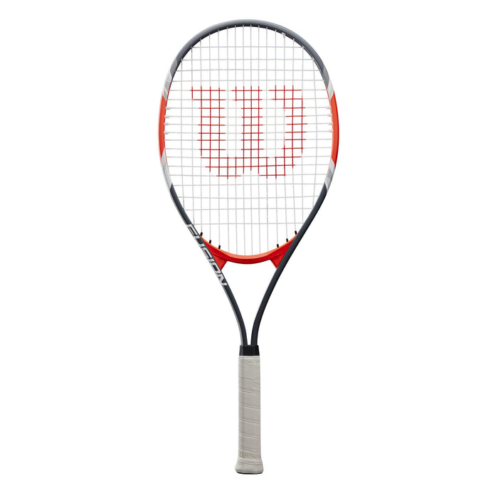 Wilson Rakieta tenisowa Fusion XL, dla początkujących i graczy rekreacyjnych, czarna/czerwona