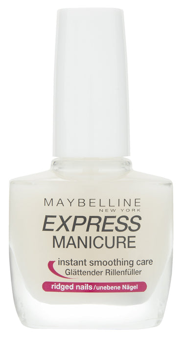 Maybelline New York Make-Up Nailpolish Express Manicure lakier do paznokci z rowkami / lakier bazowy do gładkich paznokci, 1 x 10 ml
