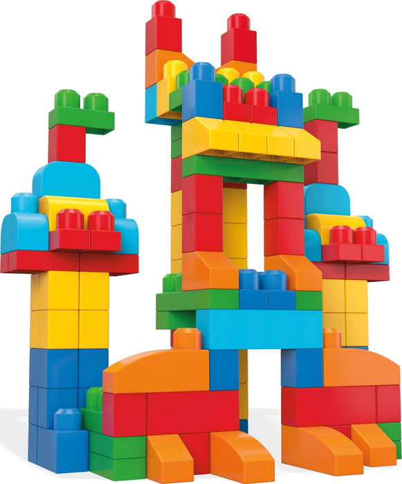 Mega Deluxe Torba z Klockami, Wielokolorowy, 150 Elementów
