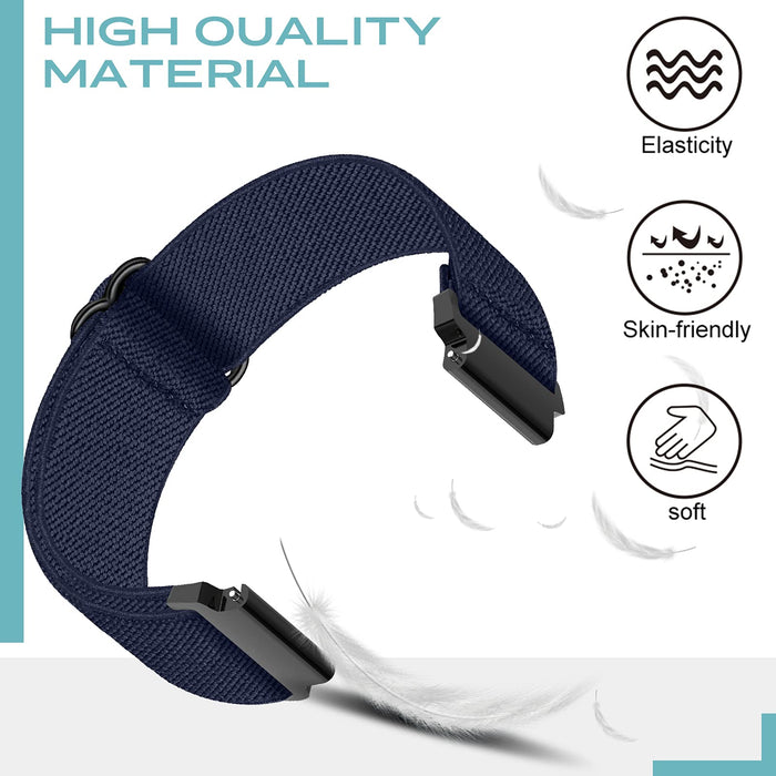 Songsier bransoletka kompatybilna z Xiaomi Amazfit GTR 2, Amazfit GTR 2e, elastyczny nylonowy pasek zamienny do zegarka Amazfit GTR 47 mm, Amazfit Stratos 3, Stratos 2, Stratos 2s, Stratos/Amazfit Pace.