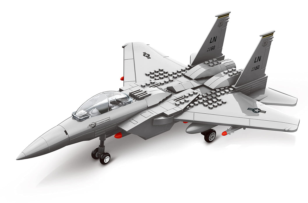 Zestaw klocków konstrukcyjnych F-15 Fighter Jet Air Force (227 sztuki)