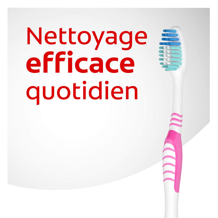 COLGATE Extra Clean Brosse a Dents - Souple - x4