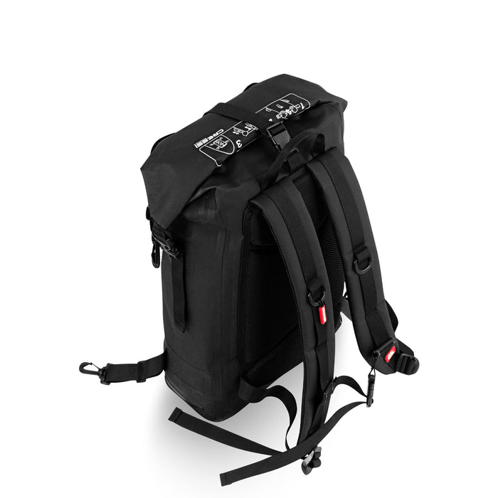 Cressi Unisex-Adult Spidy Dry Deckpack Black 25 L Wodoodporny plecak do mocowania na d-ringach desek SUP Cressi Hydrosports ,Czarny ,25 L